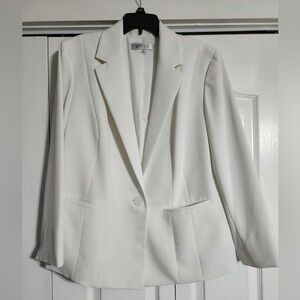 Kasper Vanilla Ice White Blazer